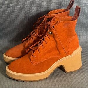 Sorel Women's Hi-Line‎ Lace-Up Lug Combat Boots Size 6.5